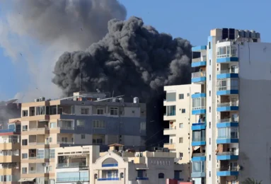Israeli air strikes pummel Lebanese historic city of Tyre